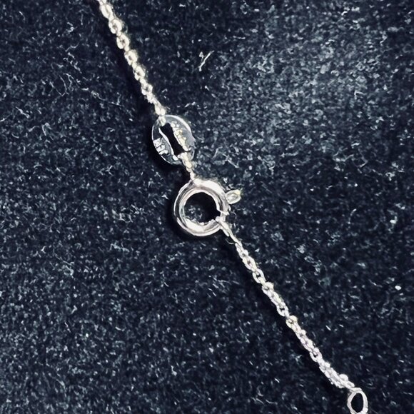 Epiphany Jacmel Sterling Silver & Diamonique Cubic Zirconia Circle Pendant (6021 - Picture 6 of 7